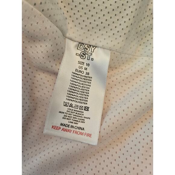 Daisy Street Active Turquoise Color Block Zip Through Track Jacket, Women's Med - Picture 8 of 8